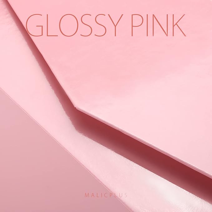 Gift Box with Lid 9x9x3.4 Inches, Pink Bridesmaid Proposal Box with Magnetic Closure for All Occasion (Glossy Pink)