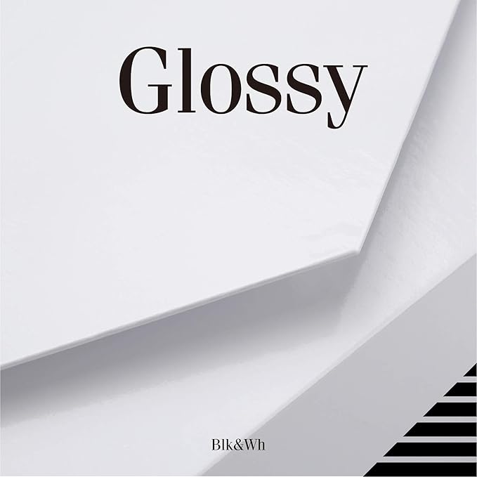 BLK&WH Gift Box 9x6.5x3.8 Inches, White Gift Box, Bridesmaid Proposal Box, Collapsible Box with Magnetic Closure Lid for Gift Packaging (Glossy White)