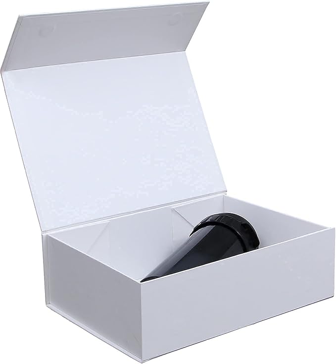 5 Pack of Gift Box,11x7.8x3.5 Inches Gift Boxes with Lids,White Gift Box for Valentines Day,Magnetic Closure Gift Boxes for Presents,Birthday Christmas,Thanksgiving Day