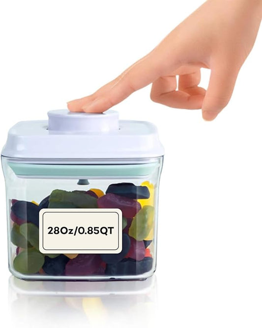 Bop Top | Airtight Meal Prep Containers with Lids | Food Storage Container Sets | Snack and Overnight Oats Fridge Organizer | Pantry and Kitchen Organization