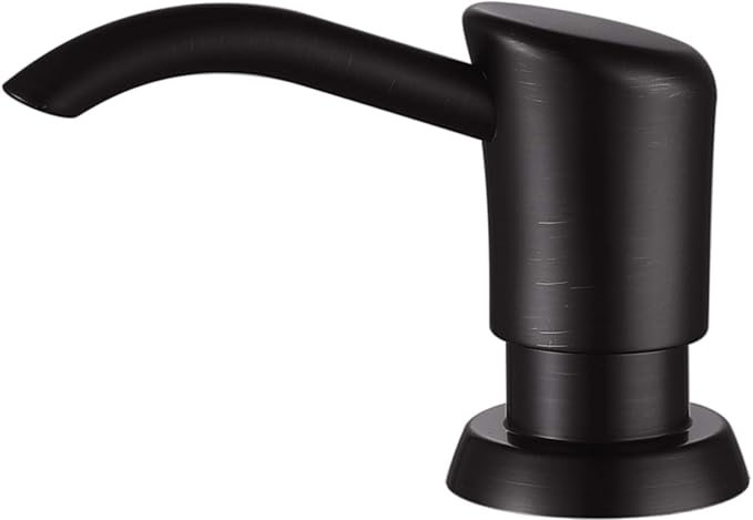 GAGALIFE Soap Dispenser for Kitchen Sink, ABS in Counter Soap Dispenser(Oil Rubbed Bronze), with 17 Ounce Large Pet Soap Bottle, Refill from The Top, Venetian Bronze