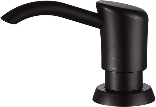 GAGALIFE Soap Dispenser for Kitchen Sink, ABS in Counter Soap Dispenser(Oil Rubbed Bronze), with 17 Ounce Large Pet Soap Bottle, Refill from The Top, Venetian Bronze