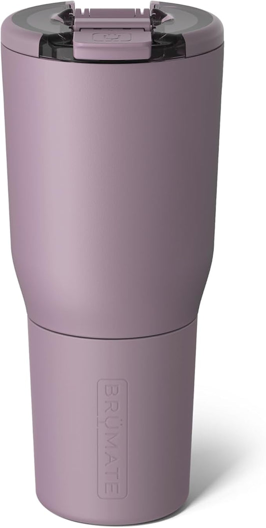 BrüMate Nav 35oz 100% Leak Proof Insulated Travel Tumbler with Magnetic BevLock™ Lid - Double Wall Cup-Holder Friendly Stainless Steel Mug (Lilac Dusk)