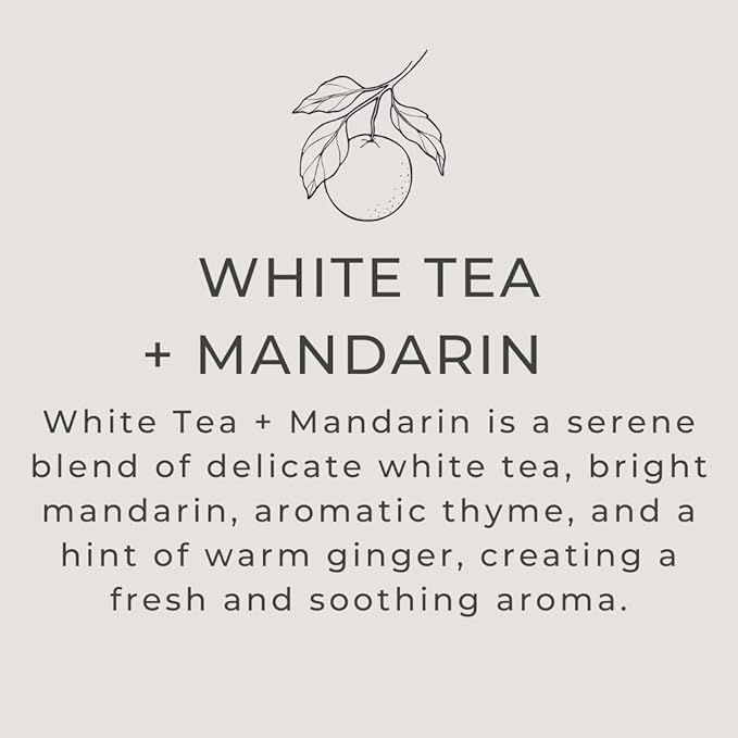 River Birch White Tea + Mandarin Scented Linen and Room Spray | Home Fragrance | 4 oz Glass Amber Bottle | Luxury Signature Scent | Handmade in Texas