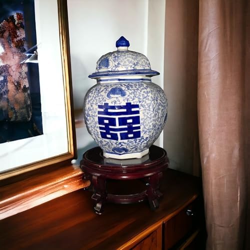 Wooden Fishbowl Display Vase Pot Planter Stand Plant Pot Display Stand (8.5)