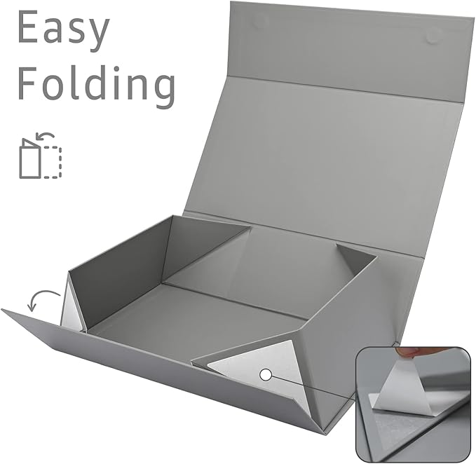 LIFELUM Extra Large Gift Box,13.85 x 8.35 x 4.45 with Magnetic Lid for Presents with Ribbon, Card, Shredded Paper Filler Valentine's Day,Christmas, Holidays, Birthdays