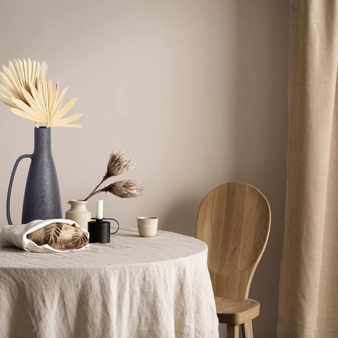 BlossoME Black Vases Home Decor, 13 Inch Tall with Handle, Matte Rustic Pottery Table Vessel, Large Jug Centerpiece, Living Room Modern Decor