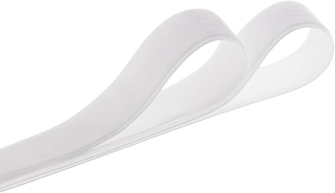Vintage White Velvet Ribbon, 1 Inch X 25Yd