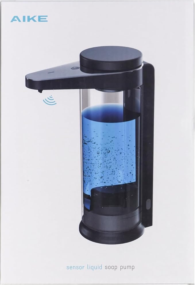 AIKE 17oz. Touch-Free Rechargeable Automatic Liquid Soap Dispenser for Kitchen Dish Soap