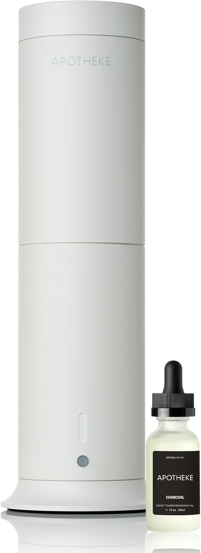Apotheke Scent Tower Aromatherapy Diffuser & Charcoal Essential Oil Diffuser Refill Bundle