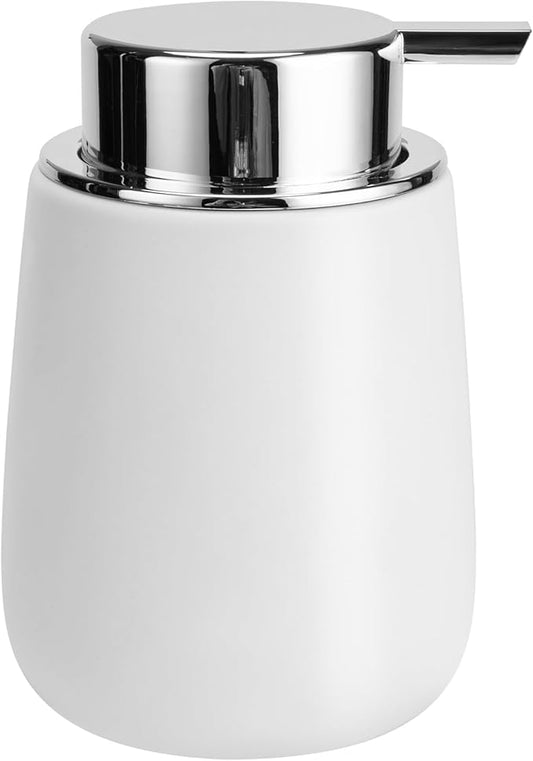 Soap Dispenser Ceramic with Easy-to-Press Pump Hand Lotion Liquid Dispenser for Shampoo Bathroom Kitchen 12 oz