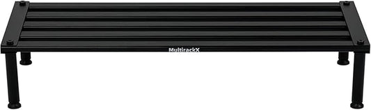 Metal Plant Stand, Rust-proof Aluminum Display Rack, Plants Display Stands Decoration Racks for Living Room Garden Balcony Patio (Black, 31.5Inch Low)