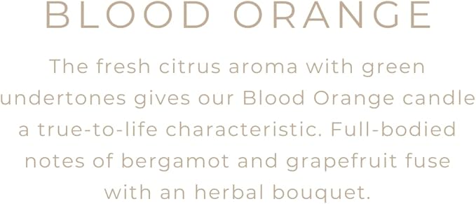 River Birch Candles Blood Orange Scented Candle | Premium, All-Natural, Non-Toxic, Soy Candles | 16oz 90 Hr Burn Time | Cozy Relaxing Gifts for Home