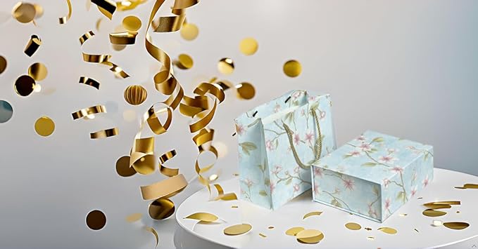 Luxury Gift Box with Magnetic Lid, Finished Size 9.8×7.9×4 In,Collapsible Rectangle Storage Box with Gift Bag for Wedding,Birthday, Valentine's Day,Christmas,Graduation Gift