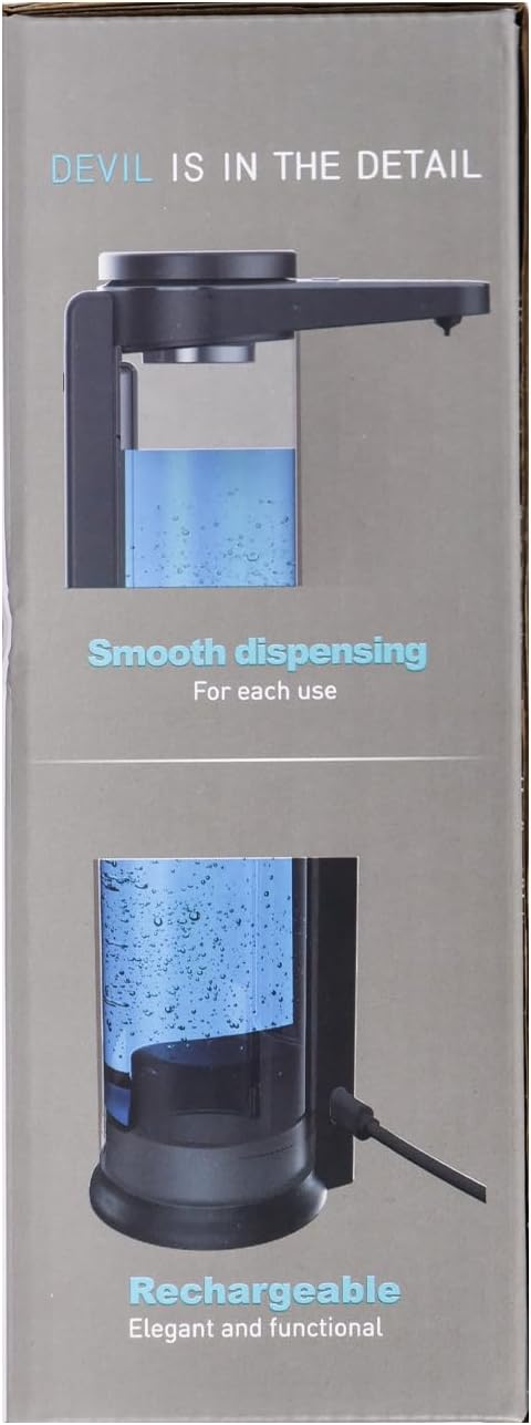 AIKE 17oz. Touch-Free Rechargeable Automatic Liquid Soap Dispenser for Kitchen Dish Soap