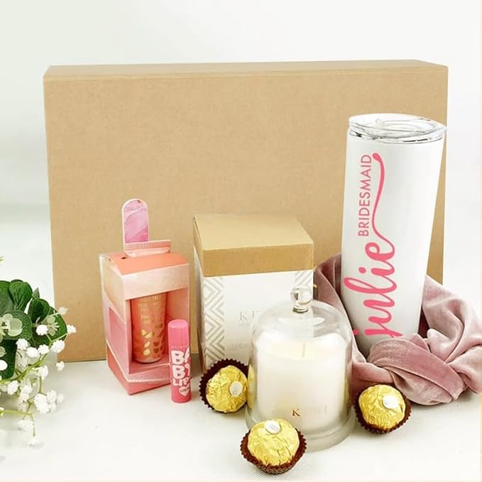 RayofSun Brown Gift Boxes with Magnetic Lids for Presents,13.7x9x4.3 inch Large Rectangle Collapsible Decorative Boxes, Bridesmaid Groomsman Proposal Box for Wedding,Christmas,Birthday(5PCS)