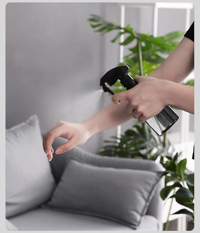 Plant Mister Water Spray Bottle - Fine Mist Spray Bottle for Flowers, Plants, Gardening, Cleaning Solutions - 10oz, Plastic