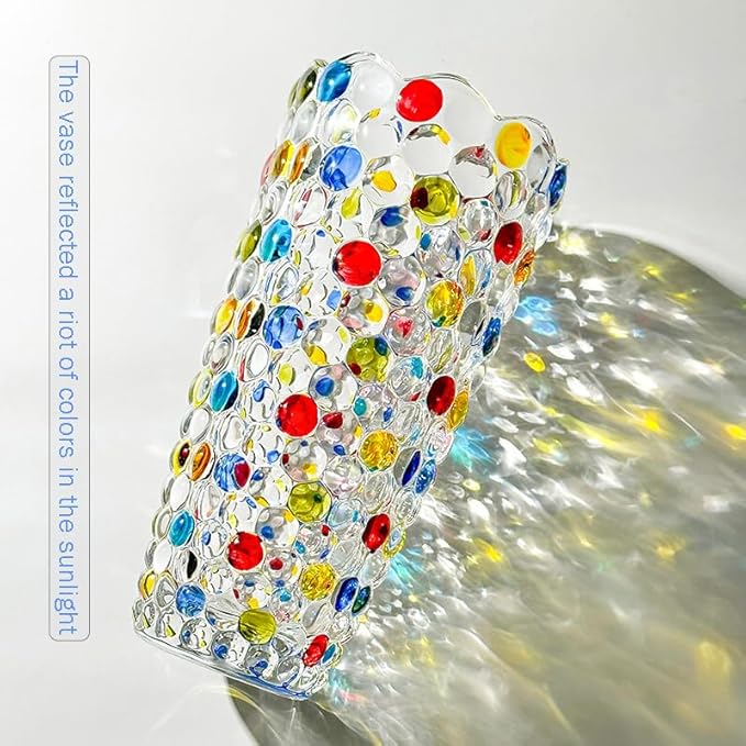 Colorful Glass Vase