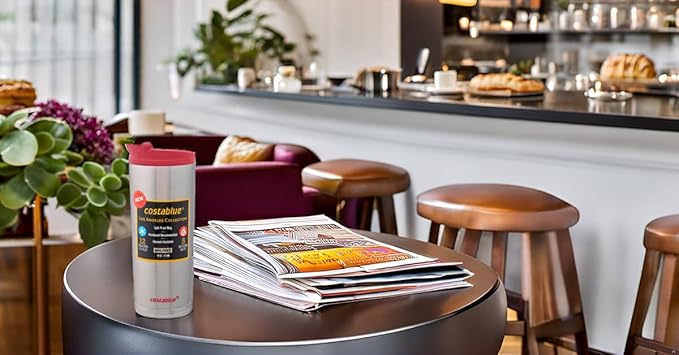 Travel Coffee Mug - 16 Oz. Stainless Steel Insulated Coffee Mug, Leak Proof Tumbler w/Dishwasher Safe Lid, Double Wall Travel Coffee Cup, Reusable Insulated Tumbler for Hot & Cold Beverages