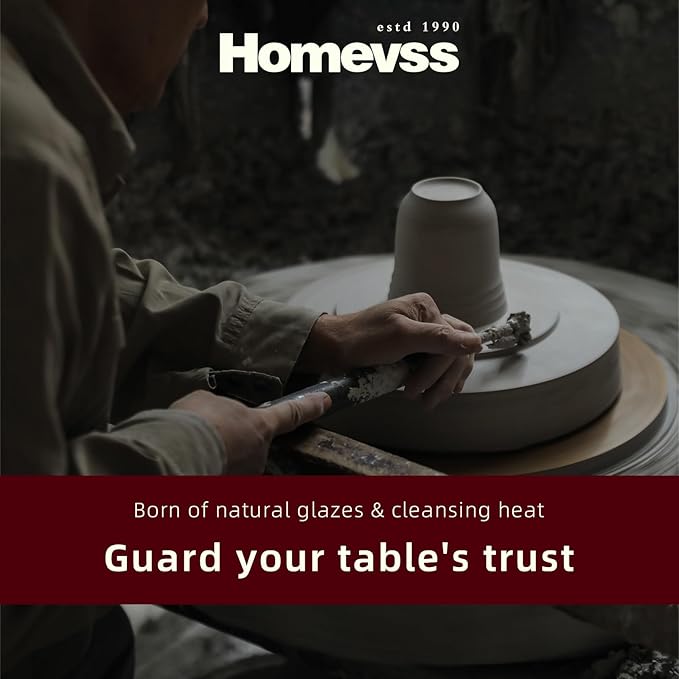 Sonoma 16 Piece Stoneware Dinner Set, Outside Black + Inside Handpainted Color Yellow with speckle