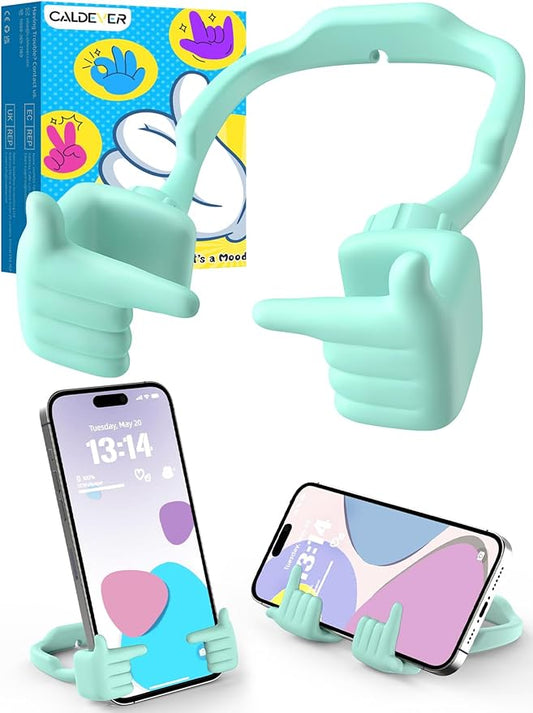 Stocking Stuffers for Teens Boys Girls Kids Adults: Cell Phone Holder Accessory for Men Women Cool Gadgets Fun Gifts for Christmas (Green, 1)