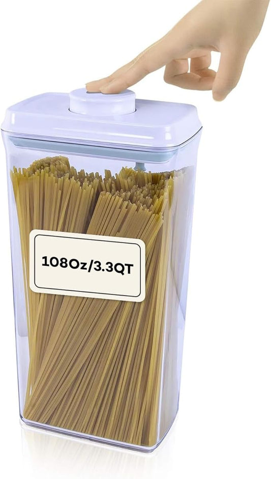 Bop Top | Airtight Meal Prep Containers with Lids | Food Storage Container Sets | Snack and Overnight Oats Fridge Organizer | Pantry and Kitchen Organization