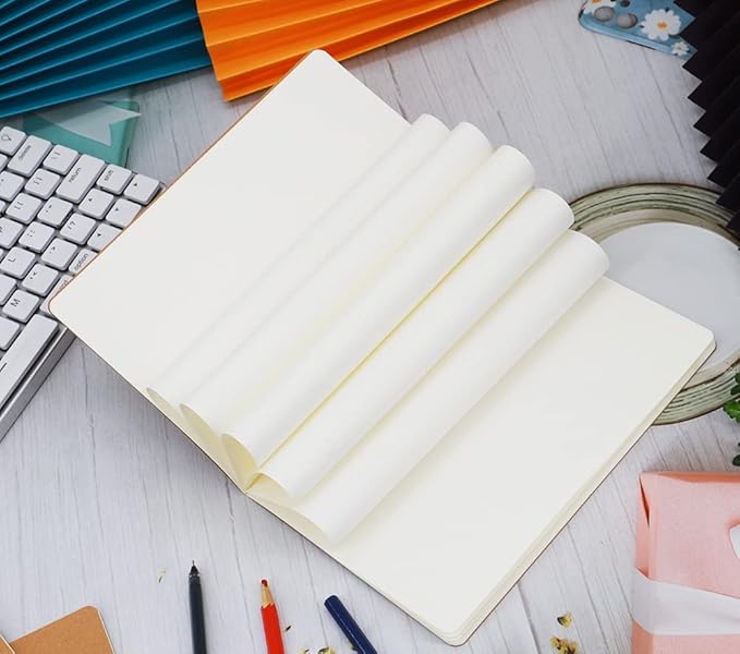 32 Pack Notebook Journals for Travelers, Students and Office, Writing Diary Subject Notebooks Planner with Thick Paper, 60 Pages, 30 Sheets, 8.3x5.5 inch, A5 Size, Travel Journal Set (Blank)