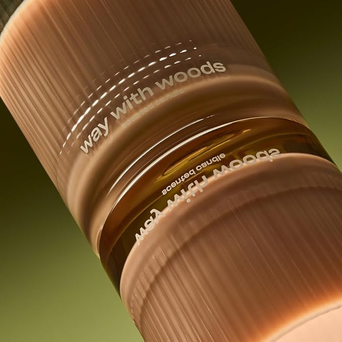 Way with Woods Luxury Scented Candle by Snif, Inviting, Crisp Scent, 50+ Hours, 100% Cotton Fiber Wicks, Soy Wax Blend, Non-Toxic, Vegan, 8.5 oz