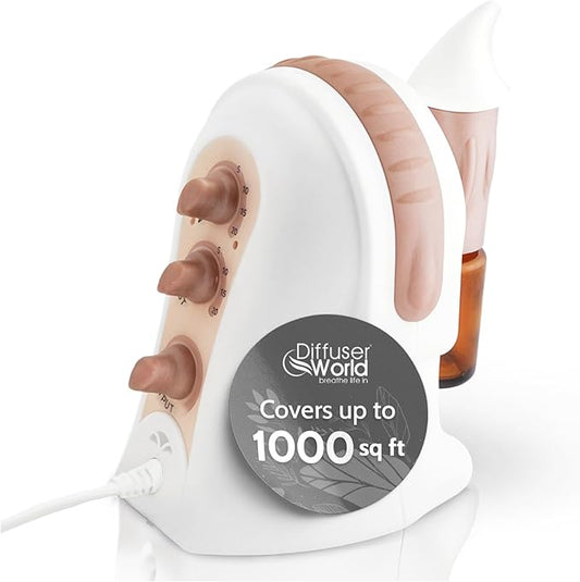 Waterless Diffuser for Essential Oils 110V, Bronze Made in USA Aroma Atomizer Diffusers Waterless Essential Oil Diffusers for Home Large Room Fragrance, Home Scent Diffuser Machine, Air Aromatherapy