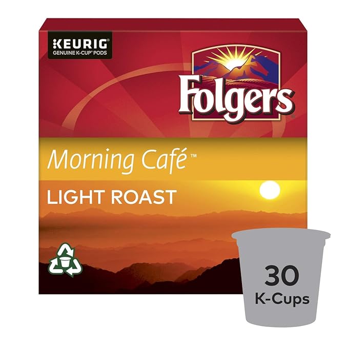 Folgers Morning Café K-Cup Coffee Pods 30 K-Cup Pods