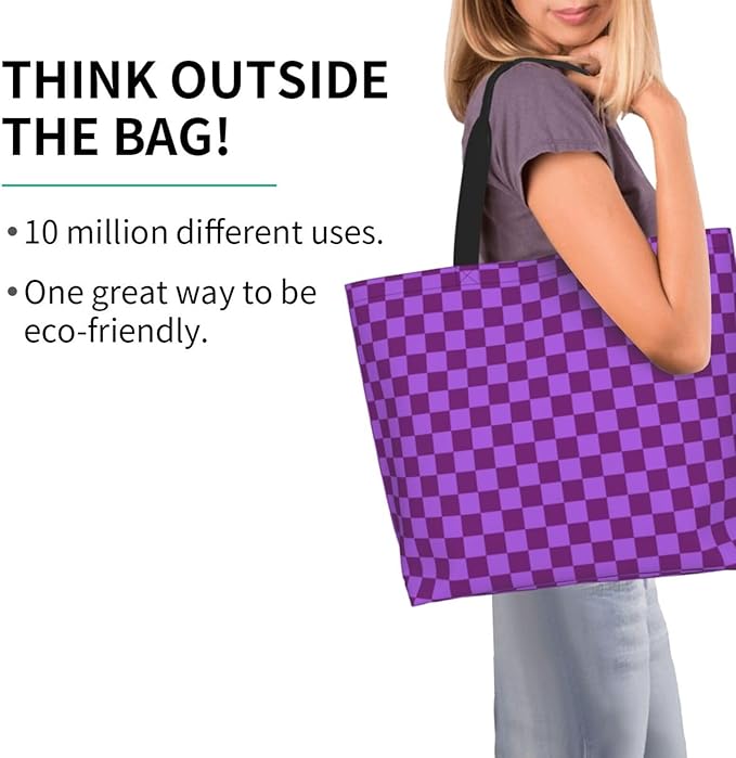 Tote Bag Shoulder Bags for Women Grocery Shopping Bag Reusable Bags Boho-Red Paisley 1