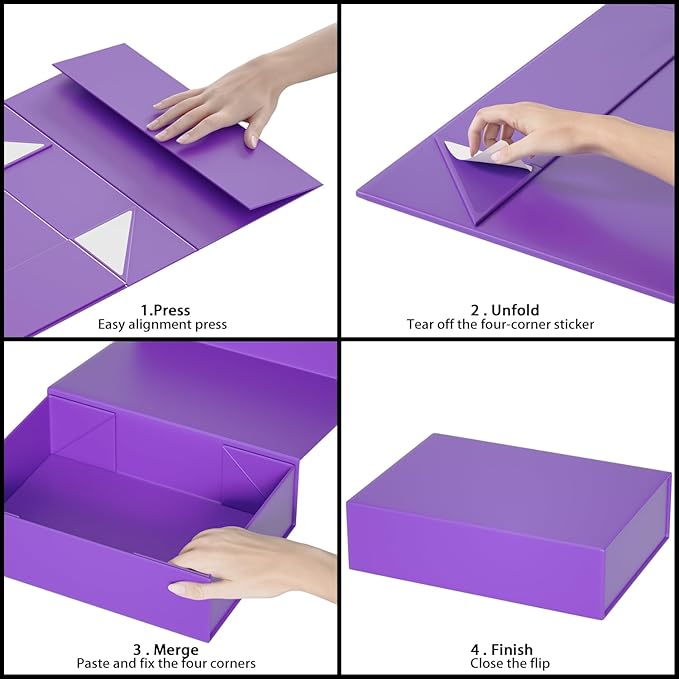 Gift Boxes 11.9" x 8.5" x 3.3" with Magnetic Closure Lid Boex for Presents,Bridesmaid Gifts Box,Cute Box,Birthday Boxs,Luxury for Gift Packaging, Magnetic Gifts Boxe for Wrapping