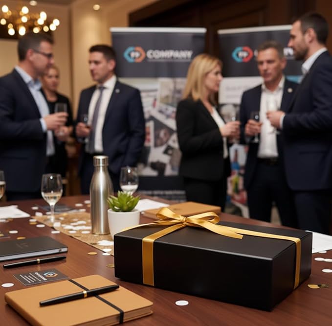 CECOBOX - Gift Boxes with Lids for Presents 13"x8.5"x4" - Matte, Collapsible Magnetic Closure Gift Box - Groomsmen & Bridesmaid Proposal Boxes, Wedding, PR, Birthdays, Holidays (Black)