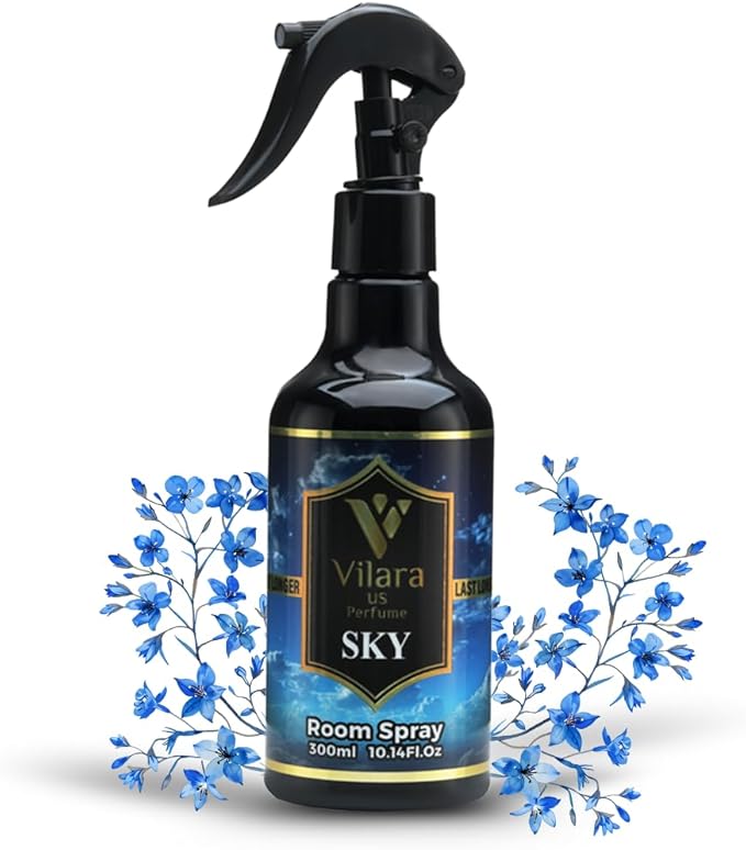 Room Spray Freshener - Long-Lasting Luxury Scents - Room and Linen Spray for Bedding, Sheets, Fabric, Furniture for Aromatherapy - 10.14 fl oz (Sky)