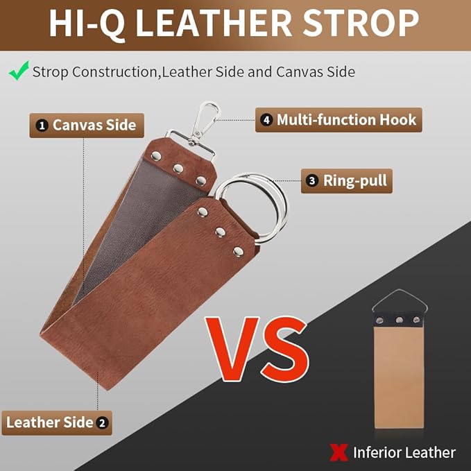 Straight Razor Kit Wooden Handle Shave Ready for Men Barber,Straight Edge Razor Professional Carbon Steel Sharp Shaver with Shaving Strop Brush Shaving Cream for Men Home &Grooming Using