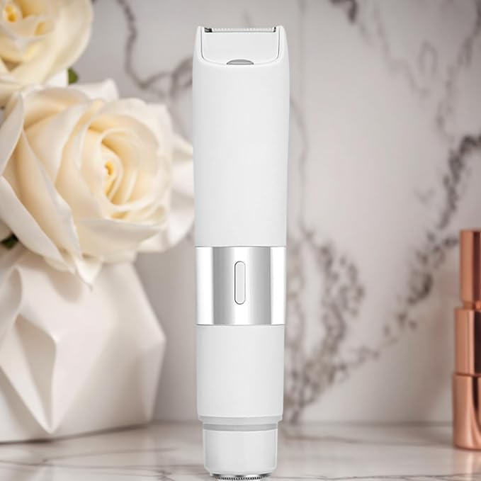 Women Body Hair Trimmer - Waterproof Wet Dry Electric Razor, Rechargeable Electric Grooming Tool, Razor For Smooth Skin | Bikini Line Shaver, Cordless Personal Care Shaving Accessory, Underarm Trimmer