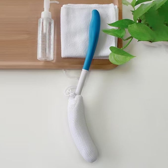 Care Assist - Hygiene Tool, Butt Wiper with Extended Easy-Reach Handle, Butt Wiping Aid Tool with Gentle Grip Support, Bidet Body Brush for Hospital Daily Travel Seniors Disabled Toilet Shower Home Co