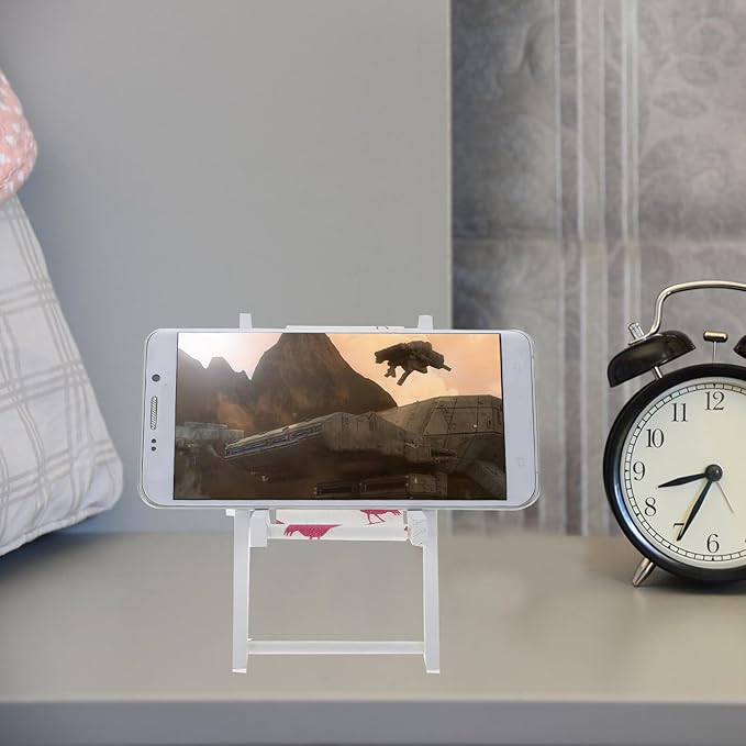 Wooden Flamingo Phone Holder Beach Chair Ornament Sturdy Mobile Stand and Small for Boys and