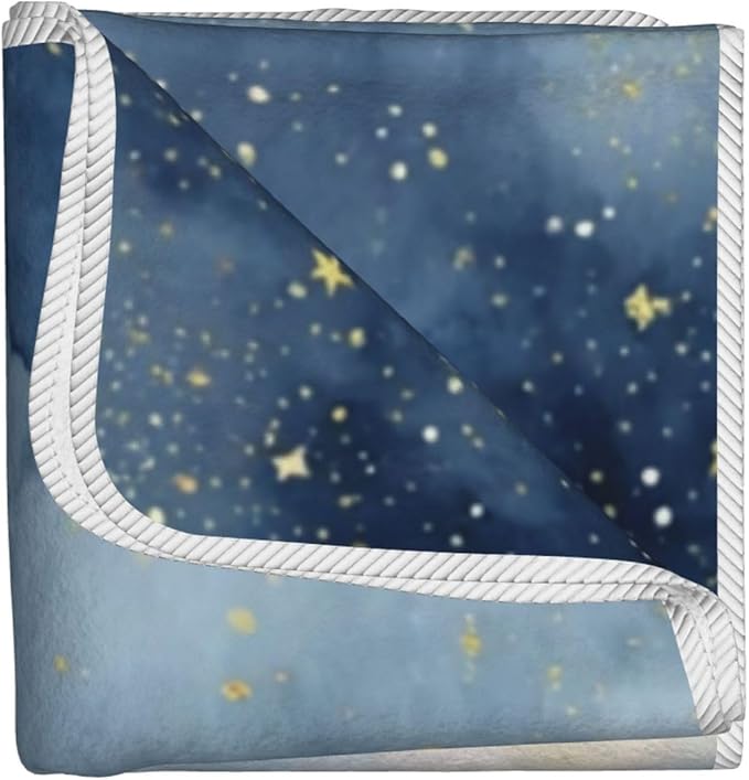 Night Sky Quick Dry Microfiber Towel, Ultra Absorbent & Soft Coral Fleece Bath Towels for Body, Hair, Gym, Yoga, Spa & Travel - Lightweight & Fast Drying Multipurpose Towel (27"X55"