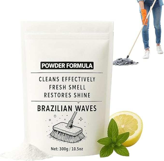 Mop Soap Powder - Multipurpose Cleaner, Powerful Carpet Scent Powder, Deep Wood Hardwood Floor Cleaning, Effective Home Cleaning Supply, Floor Care Product, Household Cleaner for Kitchen Bathroom