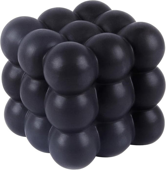 Restaurantware-Table Art Flower Vase, 1 Bubble Vase - Minimalist Style, for Fresh Or Artificial Flowers, Black Ceramic Piece for Home Decor, Kitchen, Home, Living Room, Office, and More