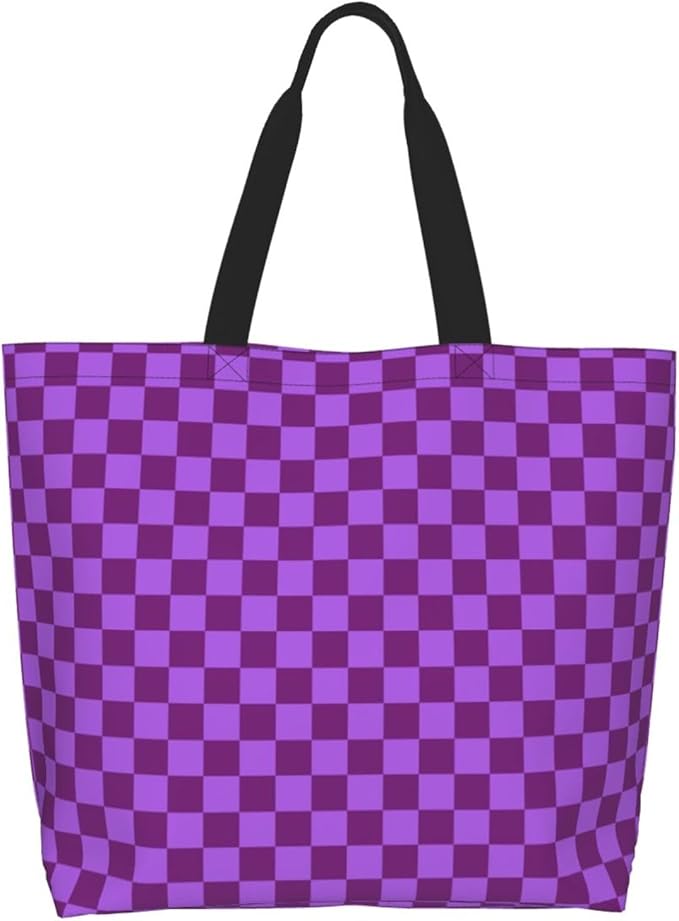 Tote Bag Shoulder Bags for Women Grocery Shopping Bag Reusable Bags Boho-Red Paisley 1