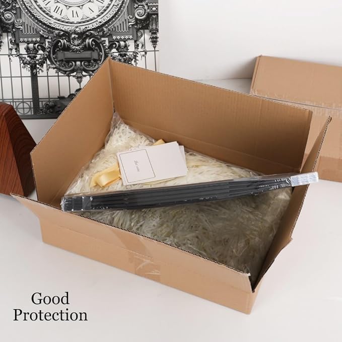 Small Gift Boxes with Lids 5 Pack 6X6X3 Inch Black Gift Box with Ribbon Foldable Gift Boxes for Presents、Father's Day 、Groomsman Proposal Box、Shredded Paper Filler & Cards