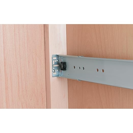 Rev-A-Shelf Top Mount Double Pullout Under Cabinet 35 Quart Kitchen Trash Cans with 150 Pound Rated Full-Extension Slides, 4WCTM-18DM2-175