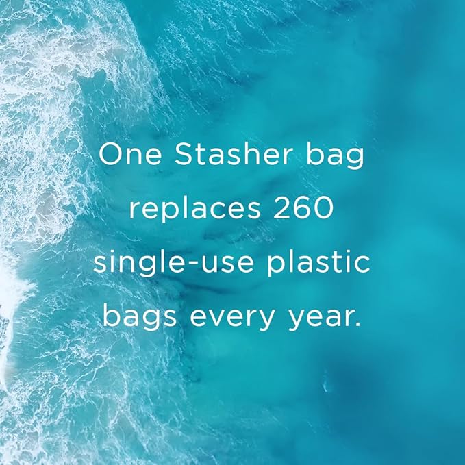 Stasher Premium Silicone Reusable Food Storage Bag, Clear | Microwave, Sous Vide, Dishwasher, Oven and Freezer Safe | BPA Free, Leak-free, Eco-friendly, 8-Cup Bowl (Pack of 2)