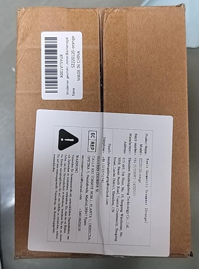 XMGZQ Orange Knot Statue for Coffee Table Centerpiece Decor,Modern Abstract Art Geometric Sculpture and Figurines, Home Decor Accent,Cube Knick Knacks for Shelves,Bookshelf,Entryway,Floating