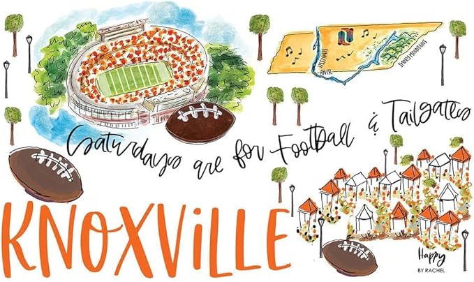 Swig Life 32oz Straw Tumbler, Travel Coffee Tumbler with Lid, Cup Holder Friendly Travel Coffee Mug, Stainless Steel, 32 oz Reusable Insulated Coffee Mug (Saturdays In Knoxville)