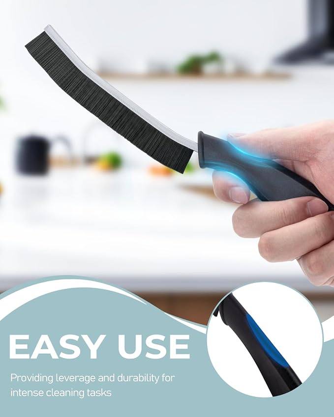 SXhyf Cleaning Brush - Hard Bristle Crevice Cleaning Brush, Multifunctional Gap Scrub Brush, Home Essentials, Bathroom Cleaner Tools for Household Use, Kitchen, Window, Faucet, S1110SE