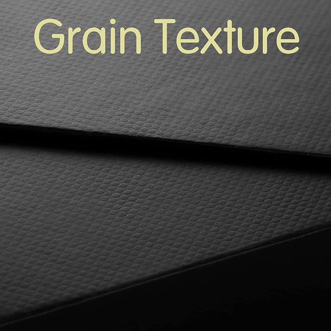 Black Gift Box with Lid for Present, Magnetic Closure Rectangle Collapsible Gift Box, Groomsman Proposal Box, Wedding, Birthday Gift Packaging (9x6.5x3.8 Inches)