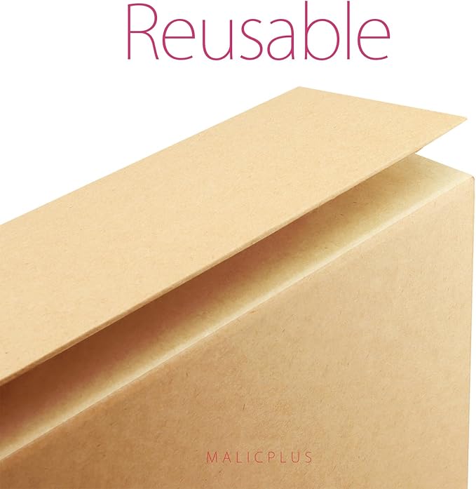 6 Large Gift Boxes with Lids 13.5x9x4.1 Inches, Kraft Groomsmen Proposal Gift Boxes with Magnetic Closure for All Occasion (Matte Kraft)